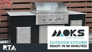 Outdoor Kitchen in 90 minutes?  Meet MOKS | RTA Outdoor Living