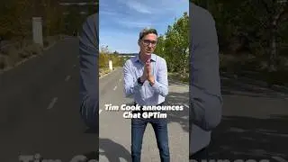 Apple CEO Tim Cook announces Chat GPTim at WWDC | Comedian Matt Friend