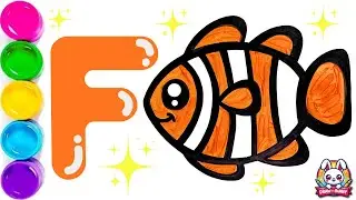 Draw Nemo in MINUTES! 🐠 (So Easy, ANY Kid Can Do It!) | DrawWithBunny