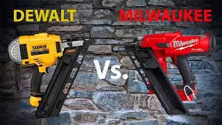 The Best Two Cordless Framing Nailers Go Head To Head - Milwaukee M18 Fuel Vs. Dewalt 20V Max Nailer
