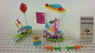 41113 LEGO&reg; Friends Party Gift Shop Speed Build Review 4K by Brickmanuals