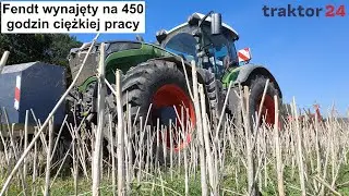 Fendt wynajęty na 450 godzin ciężkiej pracy