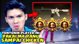 TONTONIN PAKAI M4 PANU SAMPAI ZONA AKHIR!! TERNYATA SEMANTAP ITU PAKAI TEMBAKAN PANU - PUBG MOBILE