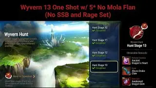 [Epic Seven] Wyvern 13 One Shot w/5* Flan (No SSB & Rage Set)
