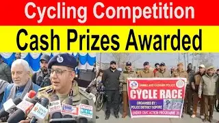 Sopore Police Organise Cycling Race Under CAP || Navdeep News - Sach ke Sath ||