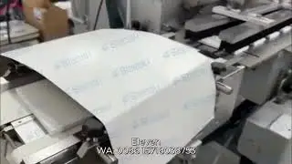 Another feedback from US customer's factory-----Big chocolate bar fold with boxing wrapping machine,