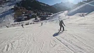 Day 8 skiing in Les 3 Vallees in France part 6