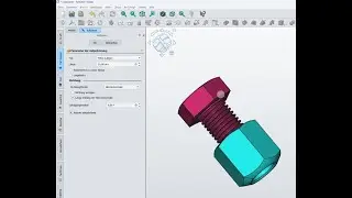 FreeCAD Fasteners Workbench Helic/Wendel Schraube