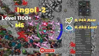 🔥 MS TESTANDO RUNE MASTERY em INGOL -2 | XP INSANA e LOOT PESADO no RUBINOT 🔥