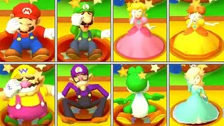 Mario Party The Top 100   All Game Over Animations