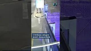 Criminoso estupra jovem desacordada #JornalDaRecord #shorts
