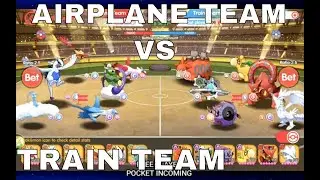 AIRPLANE TEAM VS TRAIN TEAM ► Pocket Incoming