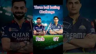Virat Kohli vs shubman gill 3 ball challenge #shorts​ #cricket​ #cricketshorts​ #short​