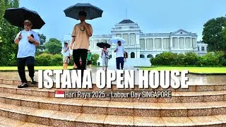 Istana Open House - Thunderstorm ASMR! Hari Raya 2025 | Labour Day - Singapore 🇸🇬 Walking Tour [4K]