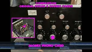 BOZAK MIXER Phono Cards Comparison Original Vs 360MIX 'The Pink Bunny' V1-R2