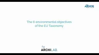 1 | The 6 environmental objectives of the EU Taxonomy | Climate Change Mitigation