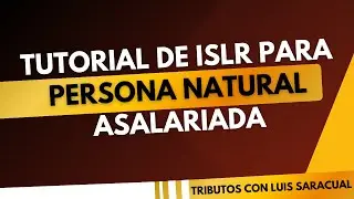 C&aacute;lculo de ISLR para persona natural asalariada | Versi&oacute;n 2026 | Tutorial + Plantilla  sin COSTO