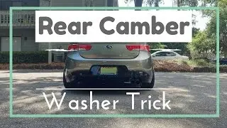 Kia Forte DIY : Rear camber with Washers
