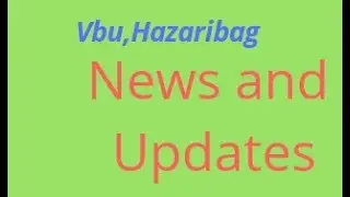 Vbu hazaribag exam form fill-up semester-3