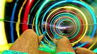 Disco River at Slide & Splash: Lights, Curves and Lots of Emotion!