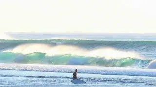 SURFING MAGIC AFTERNOON AT BINGIN, WAVE LOW TIDE.