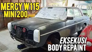 MERESTORASI MOBIL TUA? MASUK BODY REPAINT MERCY W115 TAHUN 1975‼️