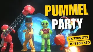 Pummel Party - Mini games | 1440p | Rx 7900xtx - Ryzen 7 5800x3d | Gaming Test