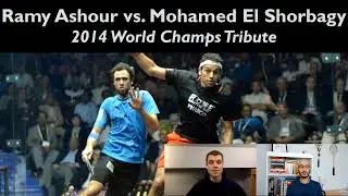 PSA Squash: Ramy Ashour vs. M Shorbagy - Tactical Analysis - Tribute To The 2014 World Championships