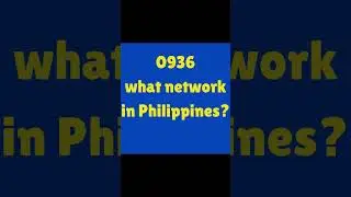 0936 what network in Philippines? #shorts #philippines #mobilenumber