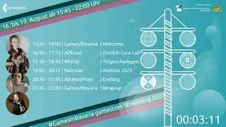 Highlight: [#GamesInBavaria] gamescom Streaming 2022 🎮🚀