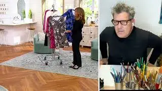 Isaac Mizrahi Live! Printed Pima Swing Dress with Long Sleeves on QVC
