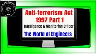 Anti Terrorism ACT explained in pashto || Intelligance and monitoring officer