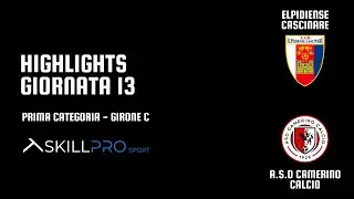 ELPIDIENSE CASCINARE 2 - 0 A.S.D CAMERINO CALCIO - HIGHLIGHTS 13A GIORNATA