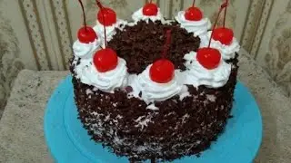 Black Forest cake perfect classic delicious black Forest cake (recipe by Rania's kitchen time)