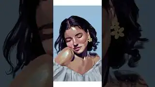 Color study 📚 in procreate  #procreatedigitalart #girldrawing #colorstudy