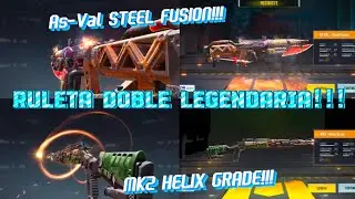 Ruleta DOBLE Legendaria!!! As-Val Steel Fusion  y MK2 Helix Grade