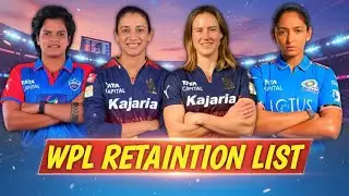 WPL 2026 Breaking News 🚨 WPL Retained Players List OUT! | Full Official Team List 😱