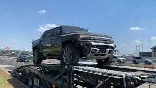 New 2025 GMC Hummer truck delivery process