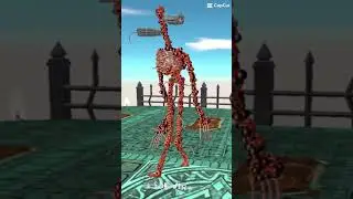 Siren Head in ARBS vs REAL LIFE | Animal Revolt Battle Simulator Mobile #arbs #xuhuong  #sirenhead