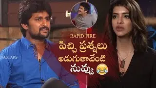 Manchu Lakshmi Rapid Fire Questions To Nani | Super Fun | Manastars