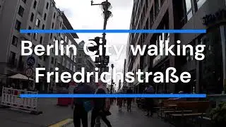 #germany Berlin City 4K HD  #walking  Friedrichstra&szlig;e