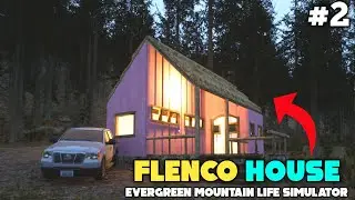 My First Small House in Evergreen - Mountain Life Simulator | #flenco | EP2
