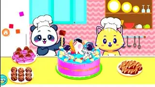 Fun cake making game cake cooking kids game 3D cake cooking game