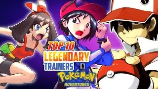 Top 10 Legendary Trainers in Pokemon Adventures || (Hindi)