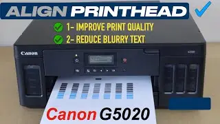 Выравнивание печатающей головки Canon Pixma G5020 &mdash; автоматическое улучшение качества печати и ум...