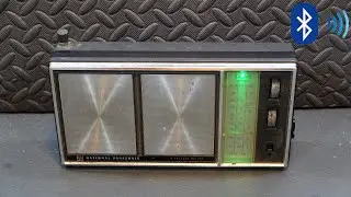 Turn a broken old radio into a bluetooth speaker
