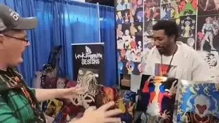 2024 Interview at Rhode Island Comic-Con #inkcognitodesigns #fanartist #nerdyartistatwork 