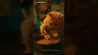 Curry Chef Cat 🐱🍛 | Adorable AI Art Cooking Vibes!