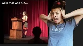 Reading My First Speech At An Auditorium Full Of People!!!