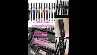 Hot tools customized logo! Make your brand more professional! Hot comb , flat iron, print logo